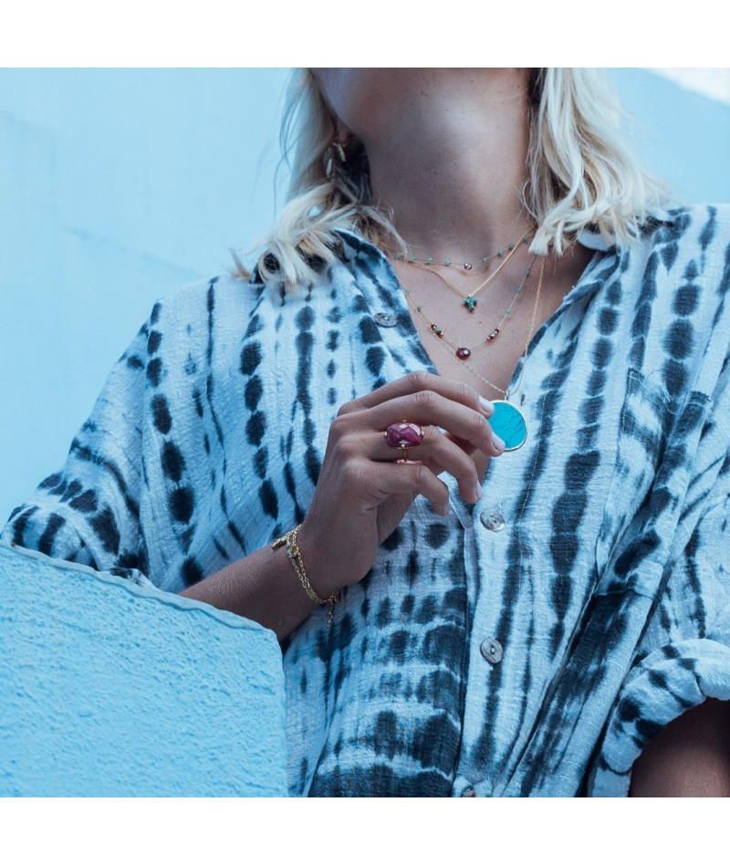 Bague Rectangle Rubis