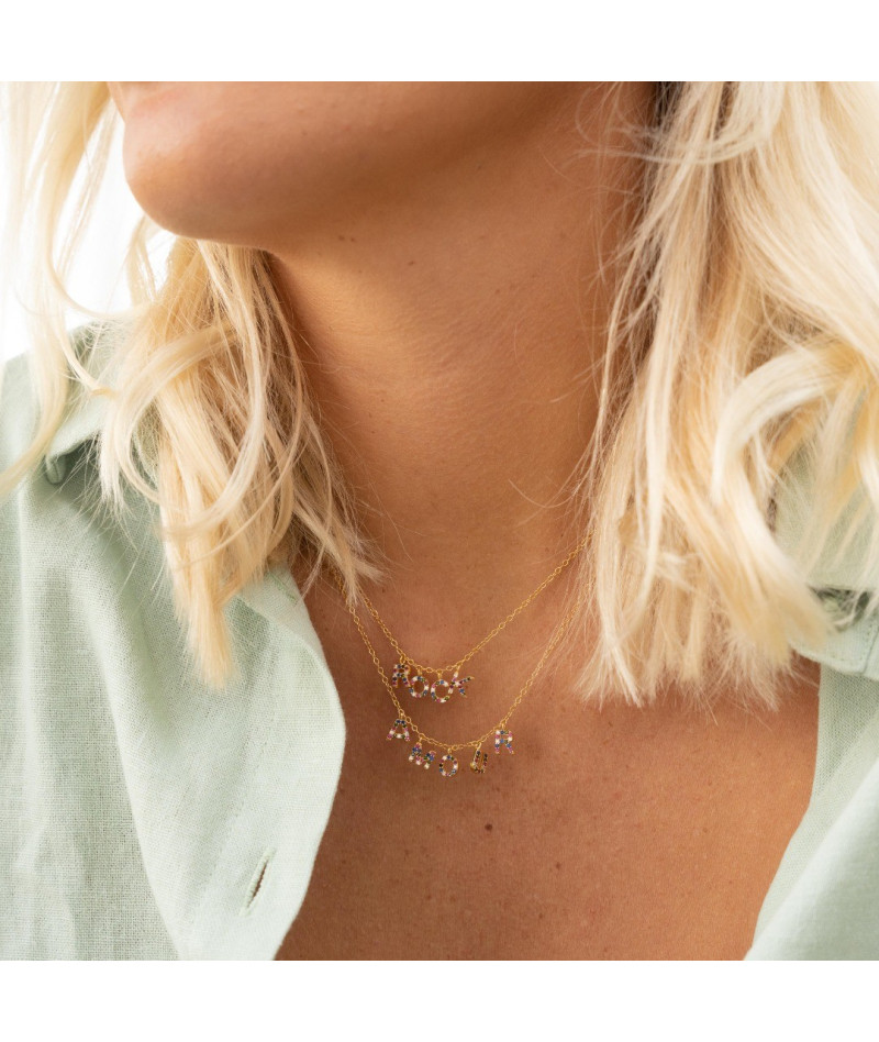 Collier you zircons multi
