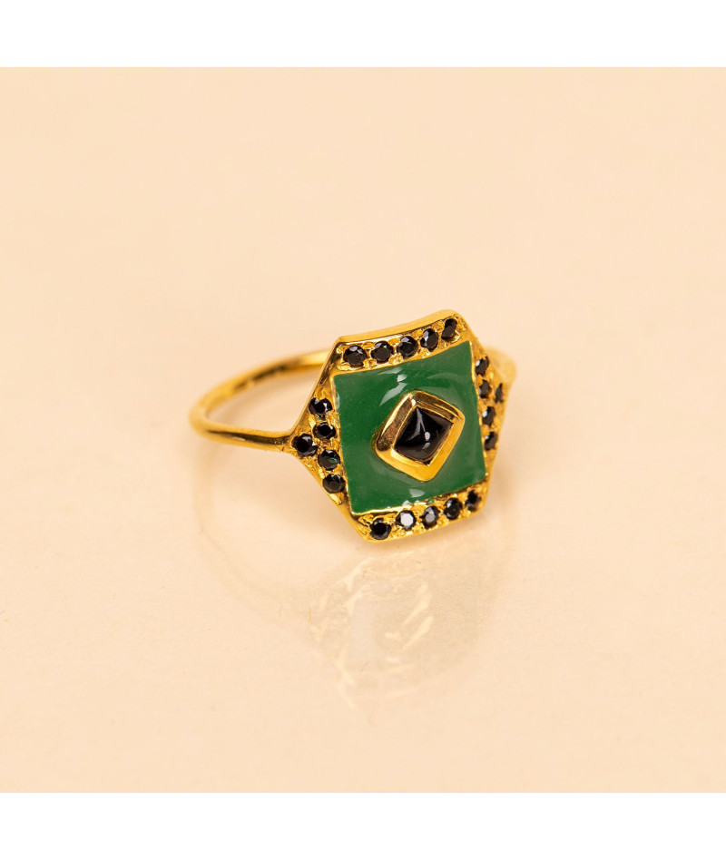 Bague Gatsby Vert