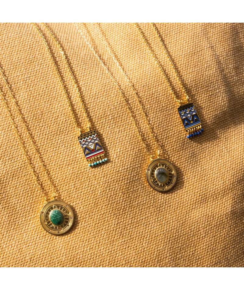 Collier Ndebele Rouge