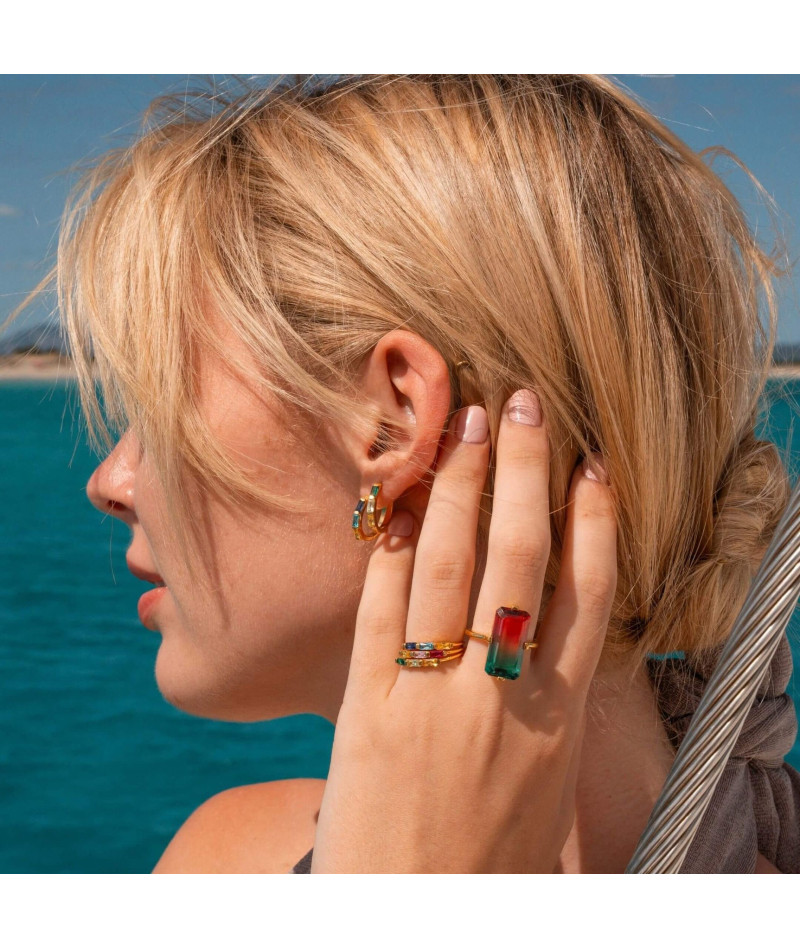 Bague Rain Bleu Violet