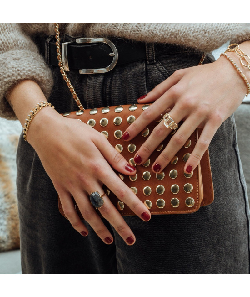 Bague Rectangle Labradorite