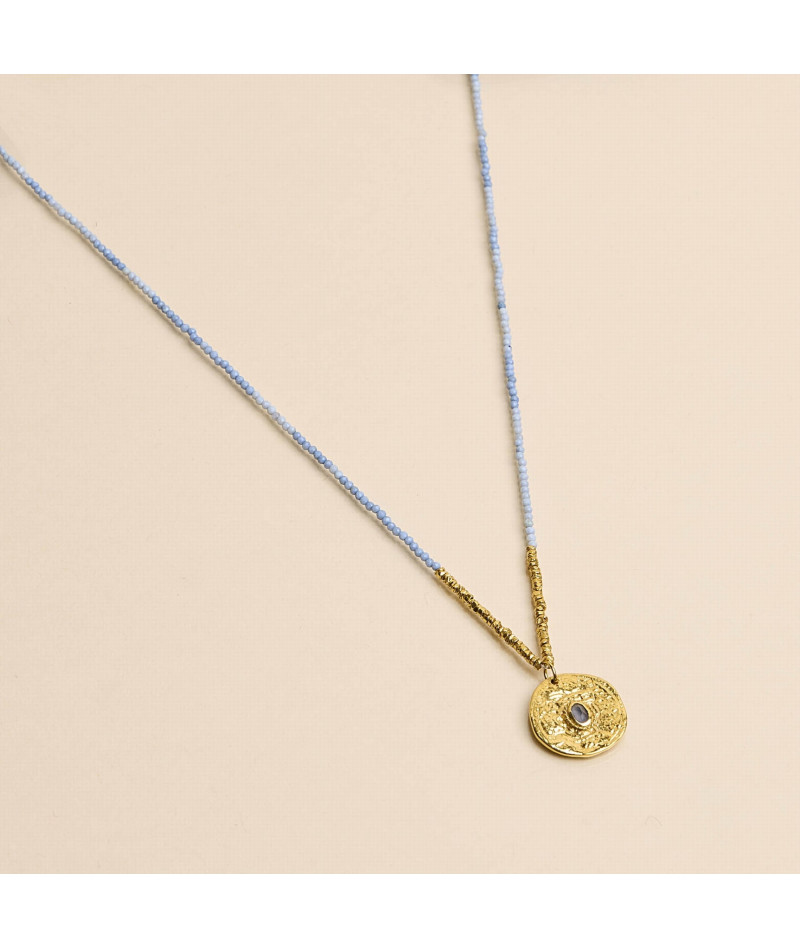 Collier Long Artemis Bleu