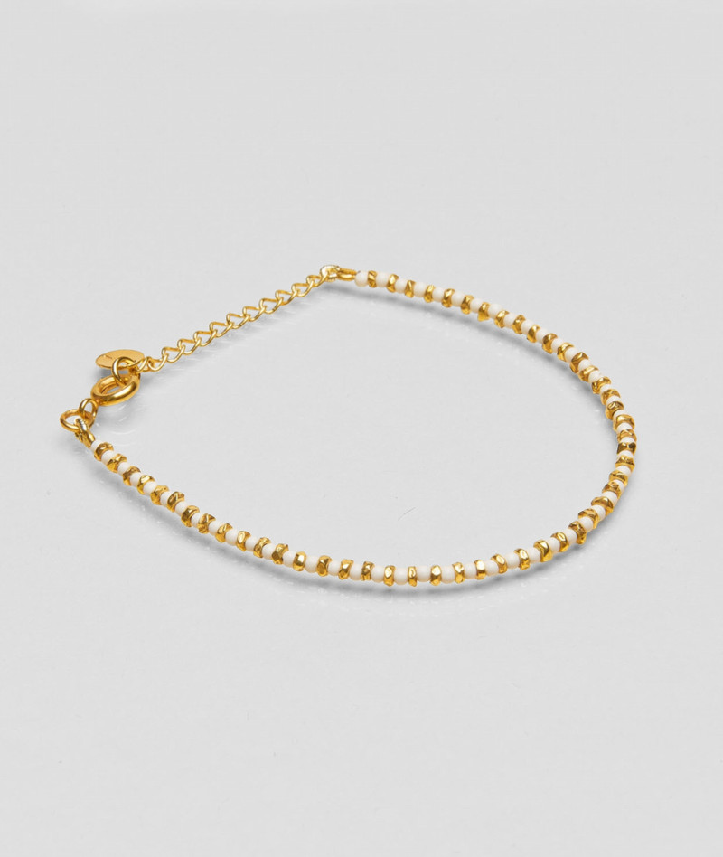 Bracelet jaipur agate blanche