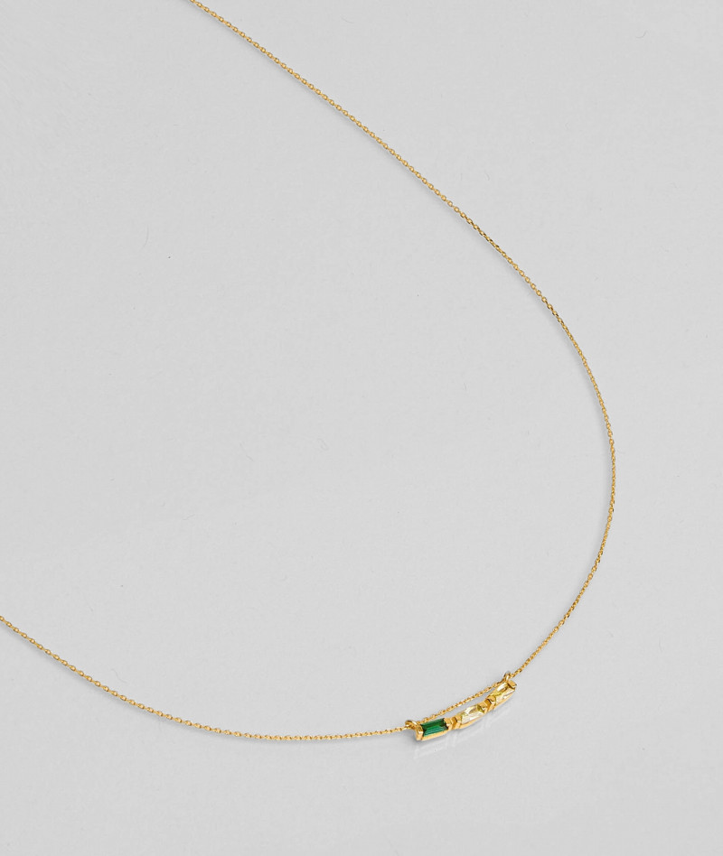 Collier 3 Crystal Vert