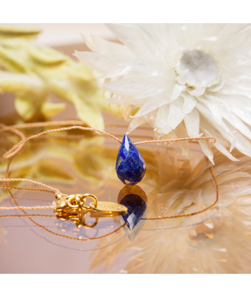 Collier Goutte Lapis Lazuli