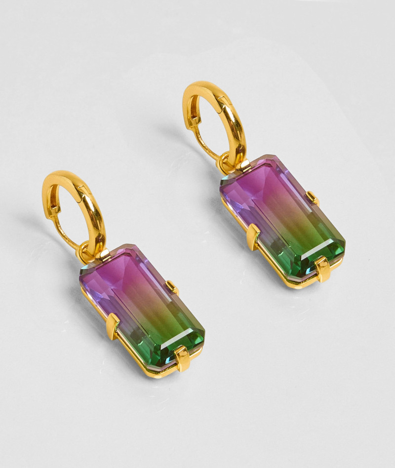 Boucles d'oreilles Rain Violet