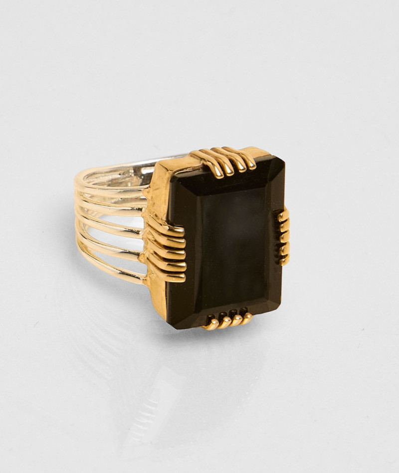 Bague Athena Onyx Noir