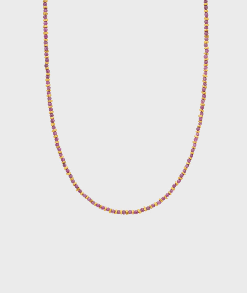 Collier jaipur rubis