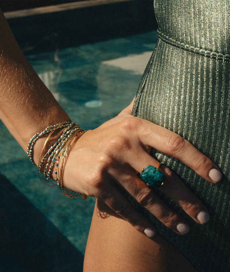 Bague Rectangle Émeraude