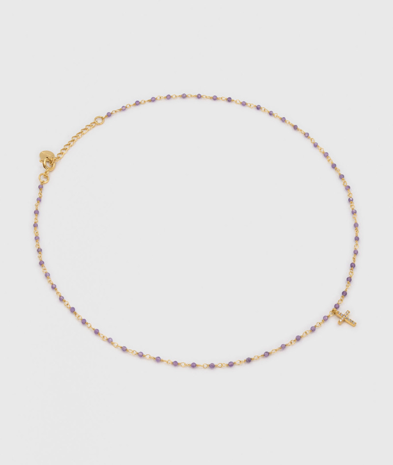 Collier Inde Croix Parme