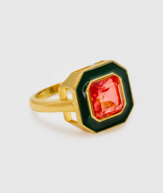 Bague Caba Quartz Papaya