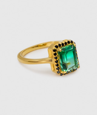 Bague Sublime Vert Blanc