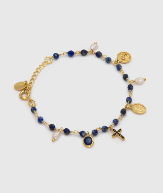 Bracelet Inde Charms Lapis Lazuli