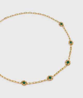 Collier Bloom Emeraude