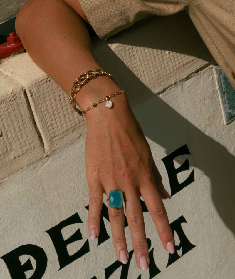 Bracelet Inde Love Cœur Nacre